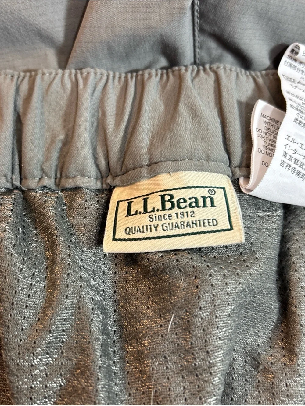L.L. Bean lightweight gray